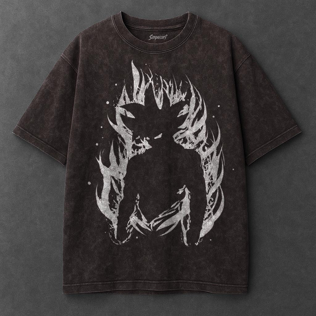Dragon Ball Extended Brown Washed T-Shirt