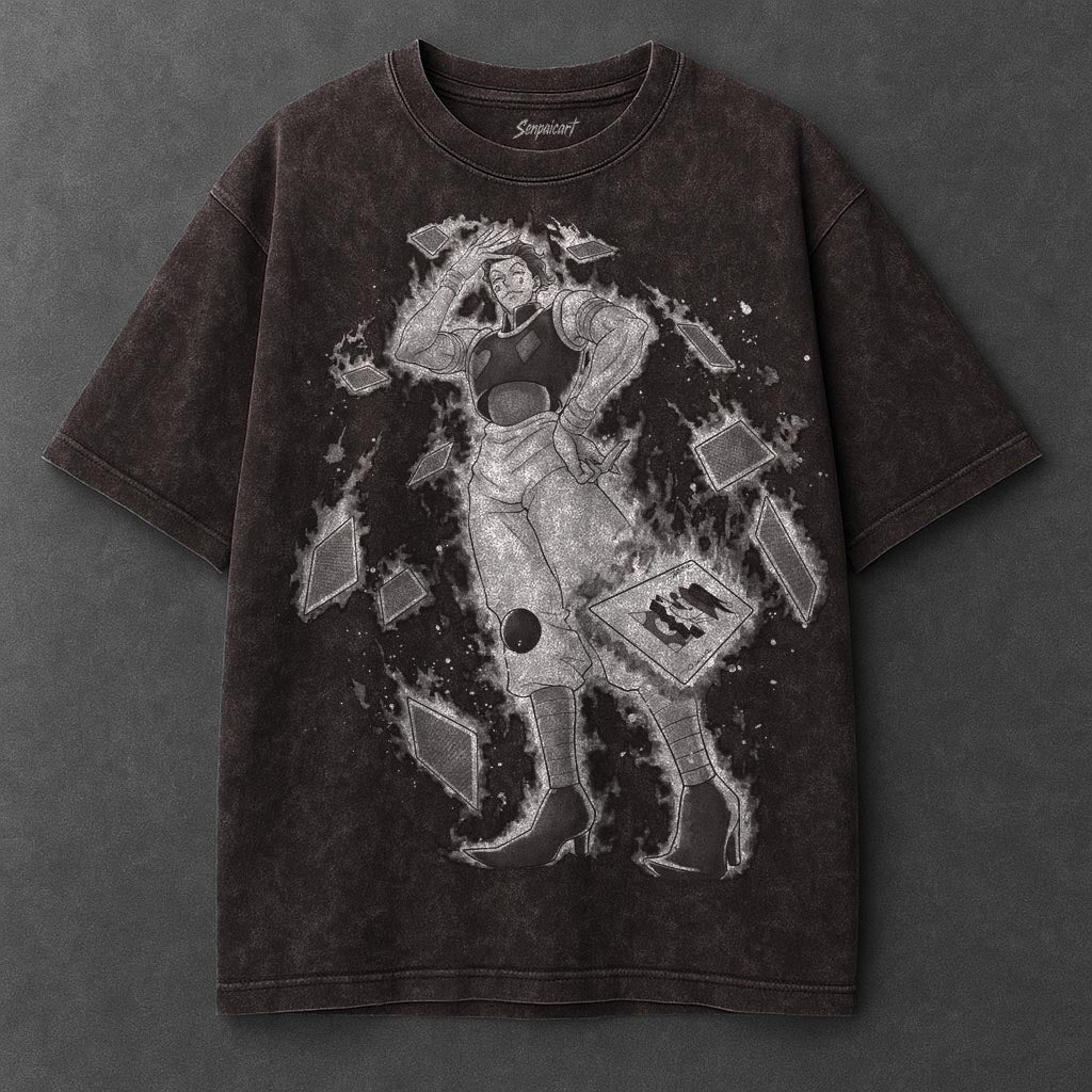 Hunter x Hunter Premium Roomy Brown Washed T-Shirt