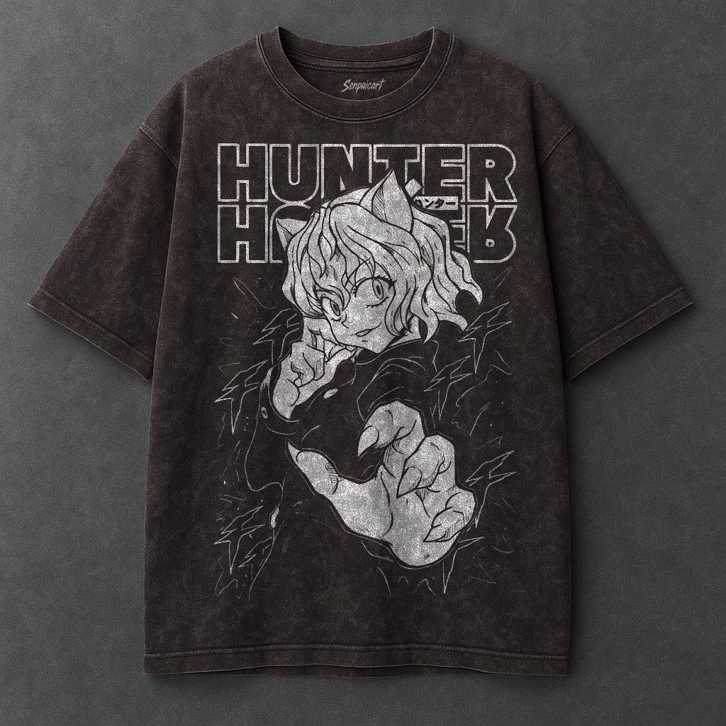 Hunter x Hunter Premium Loose Brown Washed T-Shirt