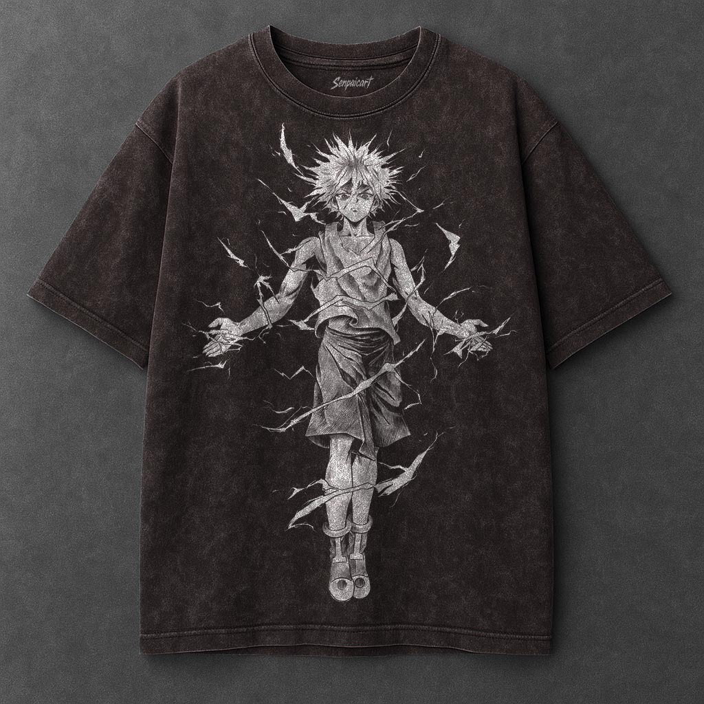 Hunter x Hunter Premium Airy Brown Washed T-Shirt