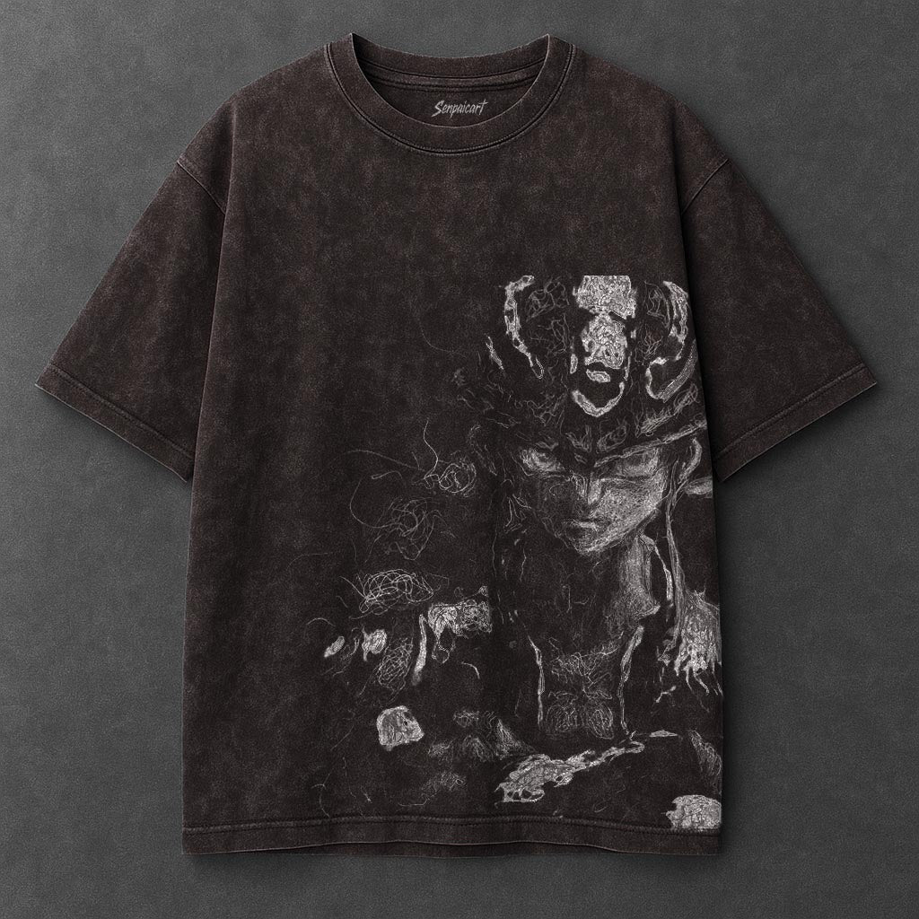 Hunter x Hunter Premium Slouchy Brown Washed T-Shirt