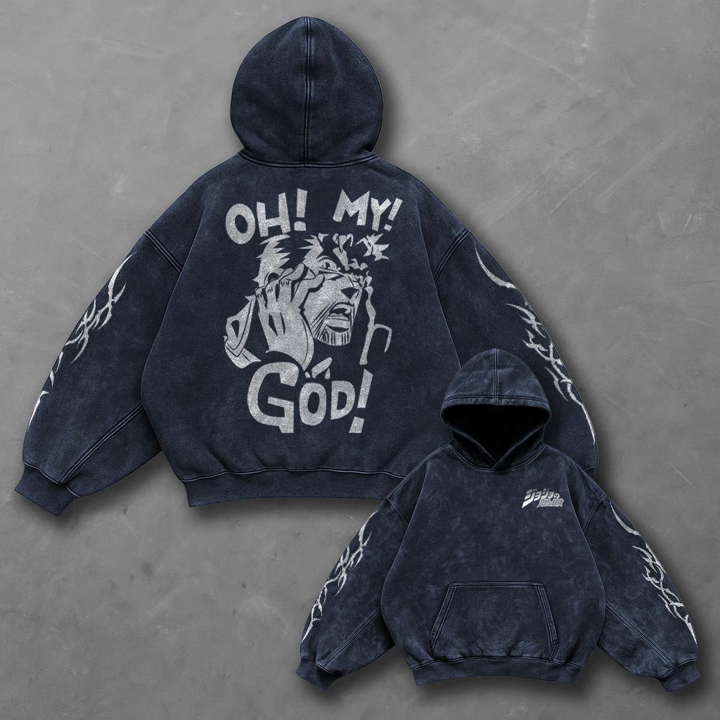 Jojo Timeless Blue Washed Hoodie