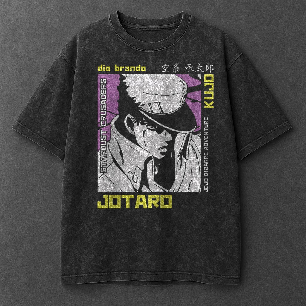 Jojo Premium Airy Black Washed T-Shirt