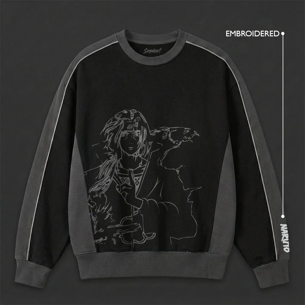 Naruto Essential Black Grey Sweatshirt