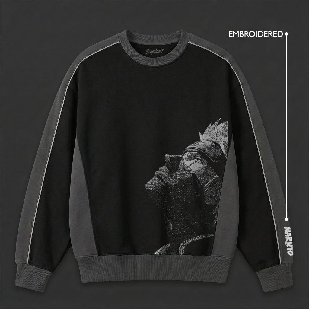 Naruto Timeless Black Grey Sweatshirt