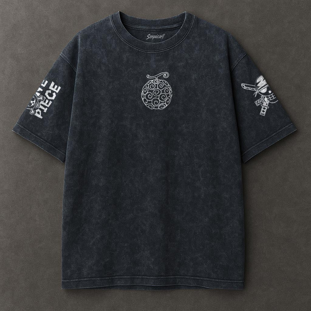 One Piece Easygoing Blue Washed T-shirt