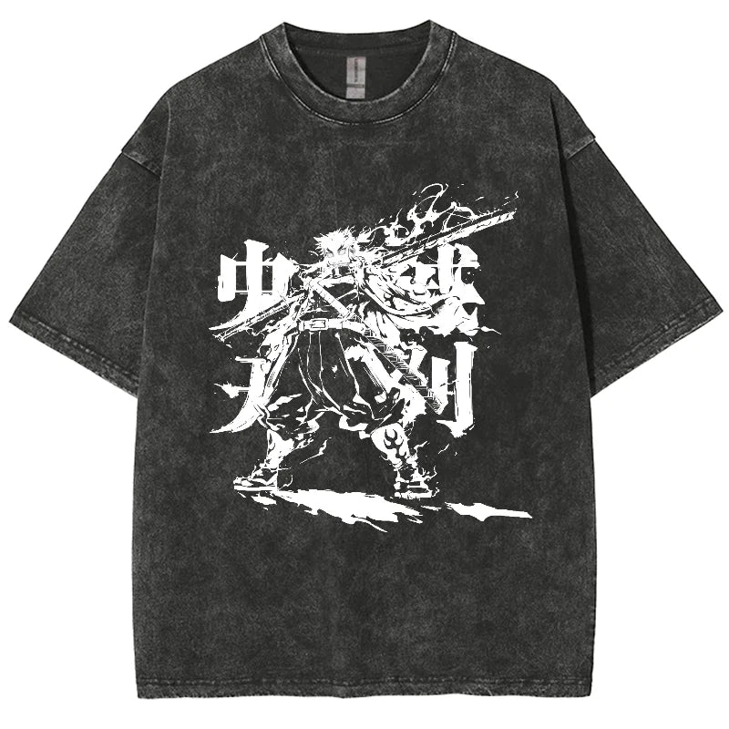 Demon Slayer Simple Rengoku T-shirt