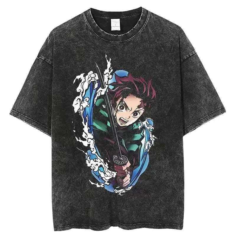 Demon Slayer Splashy Tanjiro T-shirt