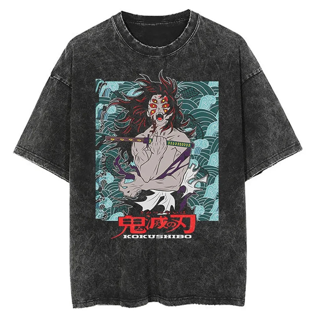 Demon Slayer Angry Kokushibo T-shirt