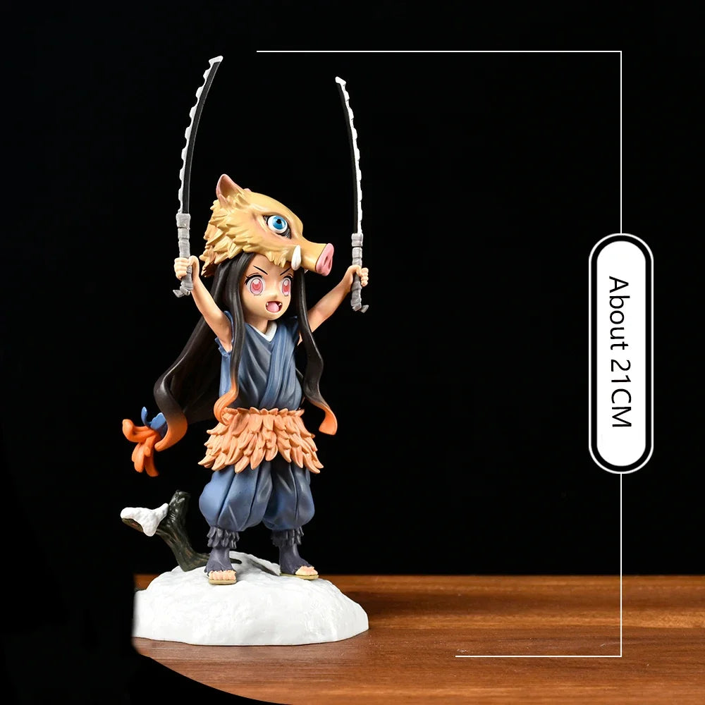 Demon Slayer Nezuku Inosuke Action Figure