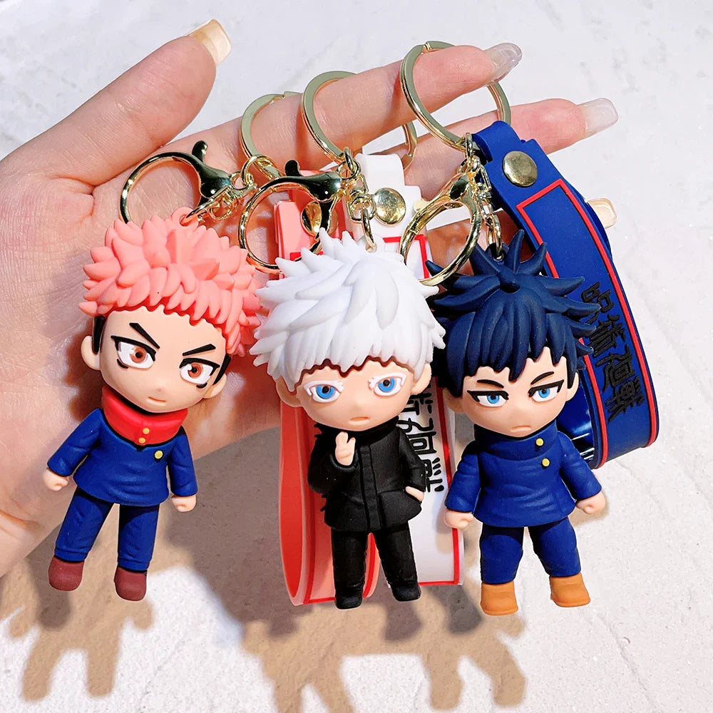 Jujutsu Kaisen Cool Action Figure Keychain