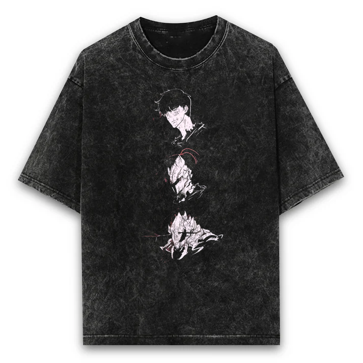 Solo Leveling Elongated Washed T-Shirt