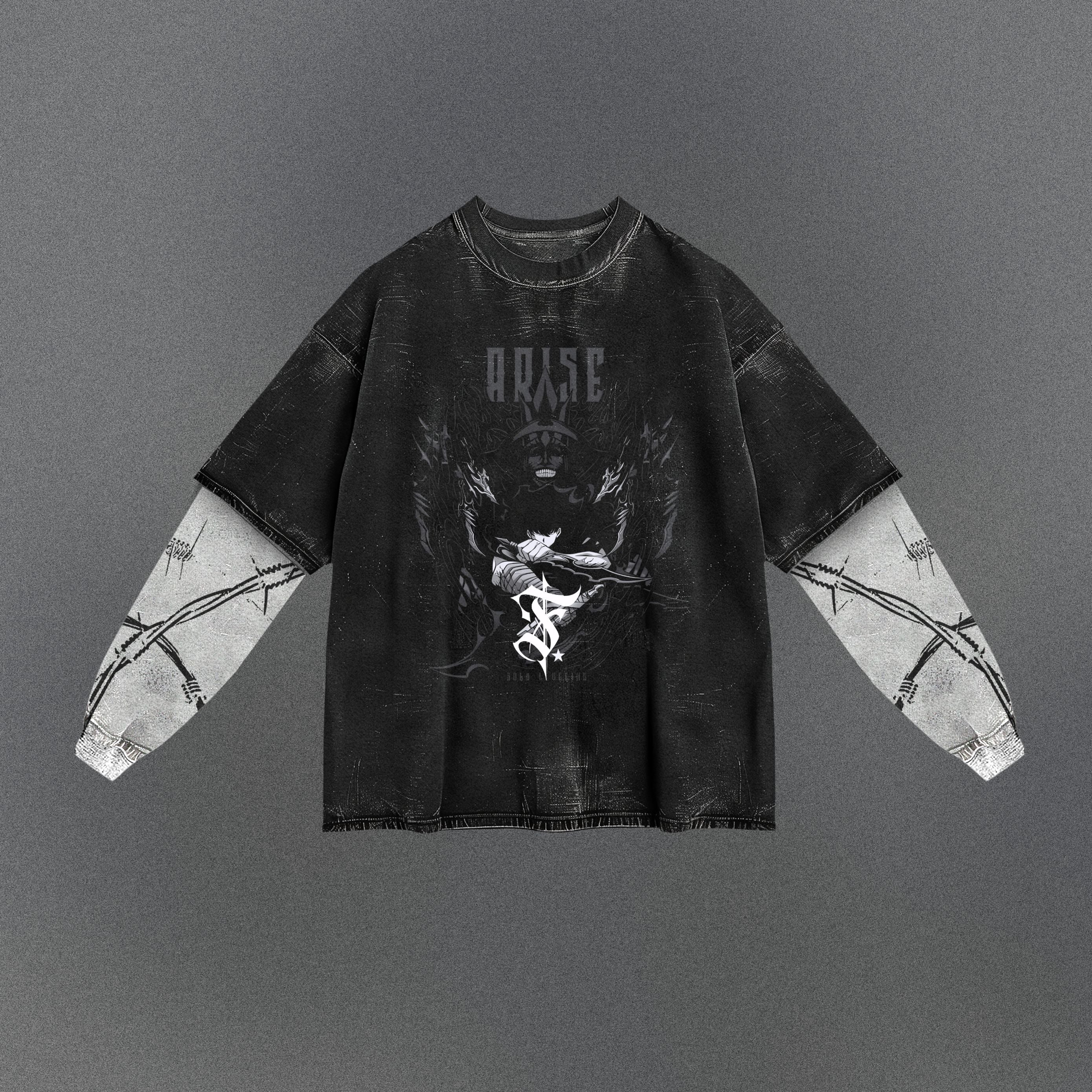 Solo Leveling Soft Double Sleeve T-shirt