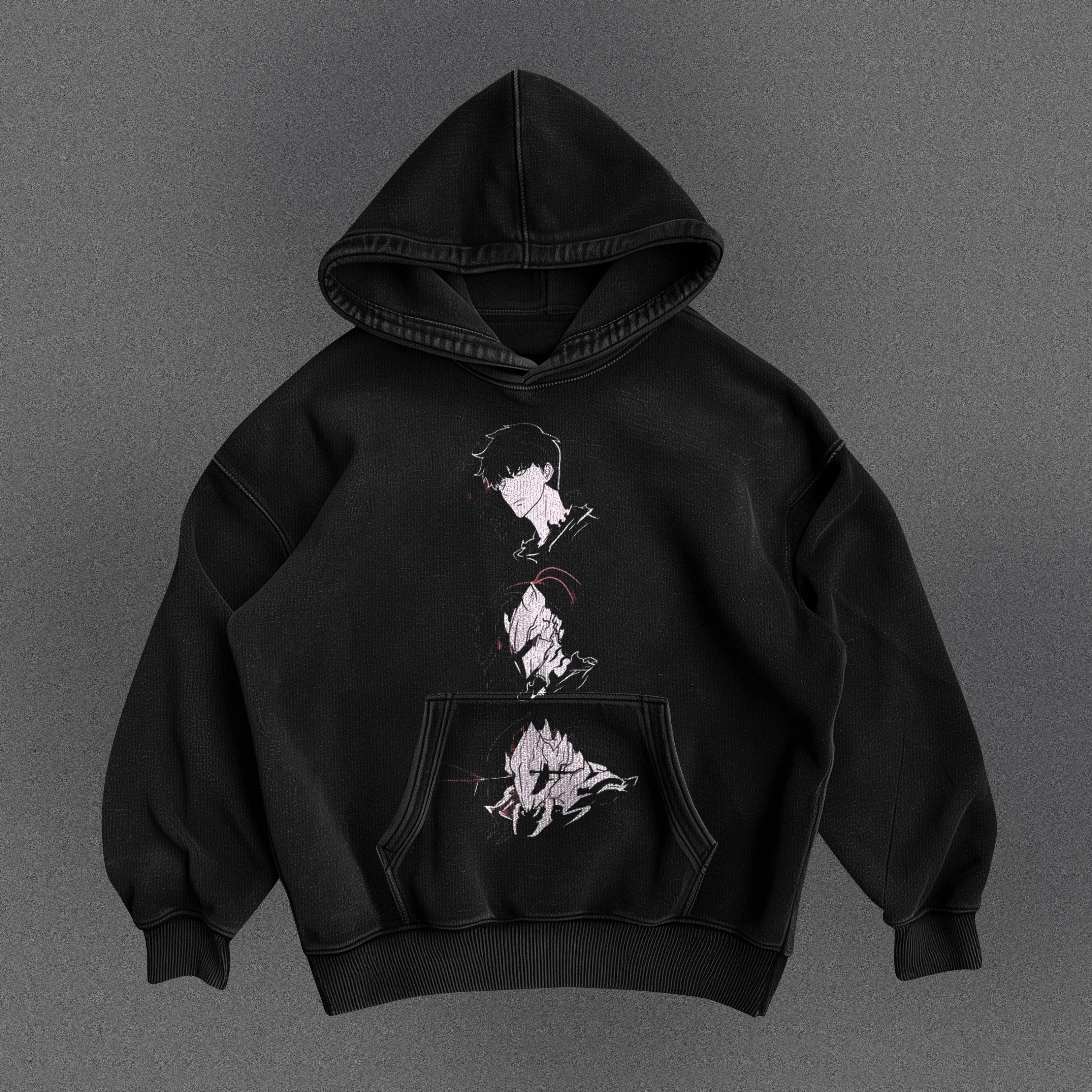 Solo Leveling Anime Relaxed Hoodie