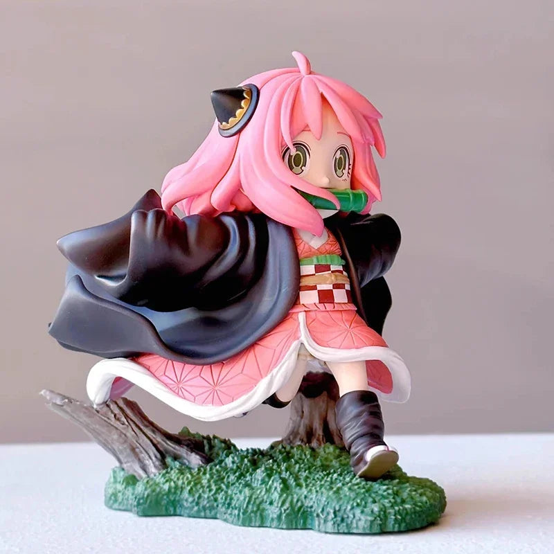 Demon Slayer & Spy x Family Nezuku Anya Action Figure