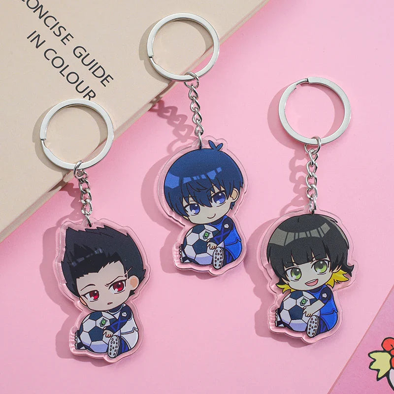 Blue Lock Kawaii Keychain