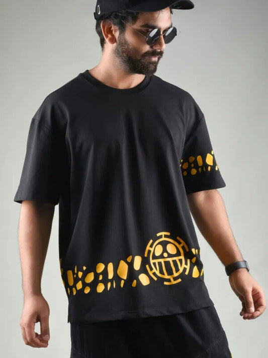 One Piece Trafalgar Law Black T-Shirt