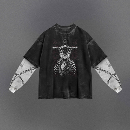 Attack on Titan Eren Kid and Adult Double Sleeve T-shirt