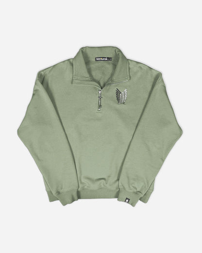 Attack on Titan Half Zip Sweatshirt
