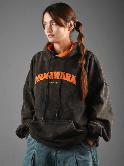 One Piece Mugiwara Stone Wash Hoodie