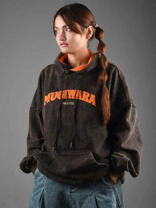 One Piece Mugiwara Stone Wash Hoodie