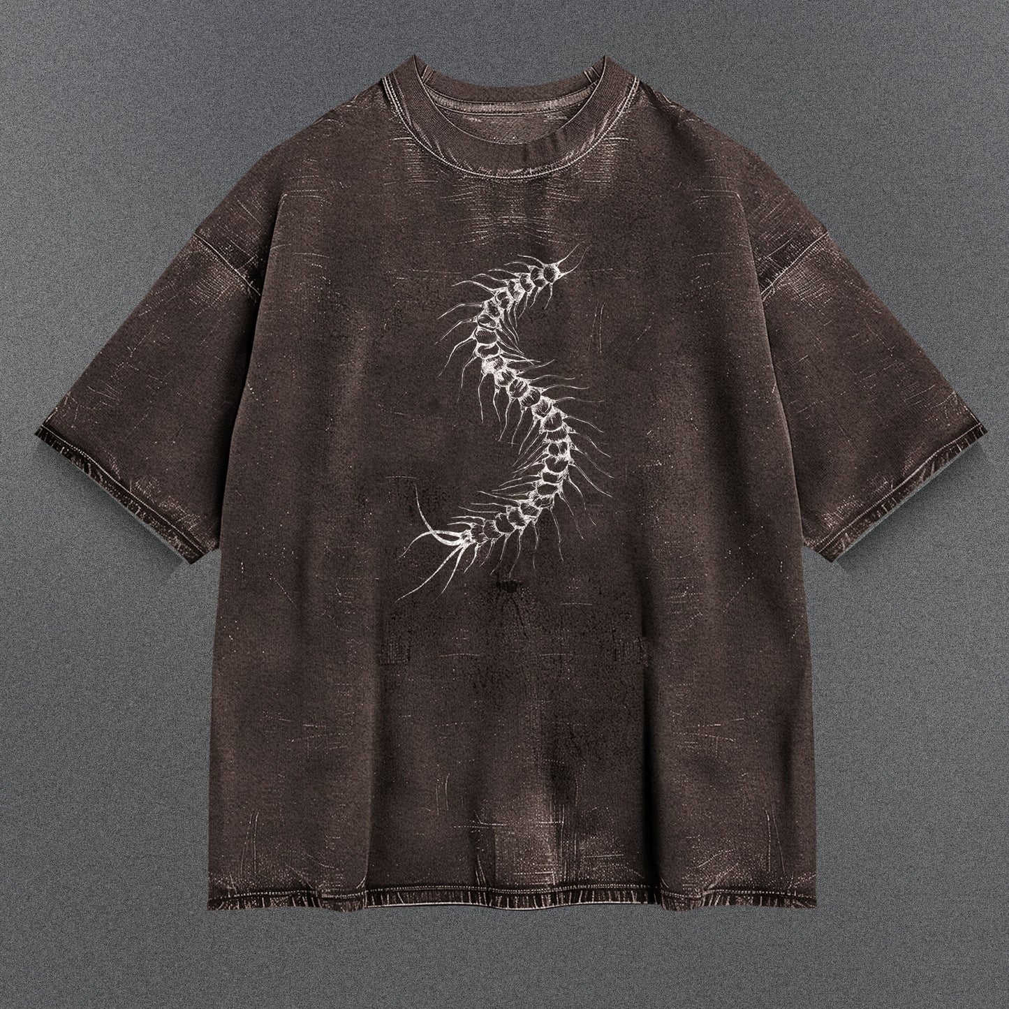 Attack on Titan Modern Brown Washed T-Shirt