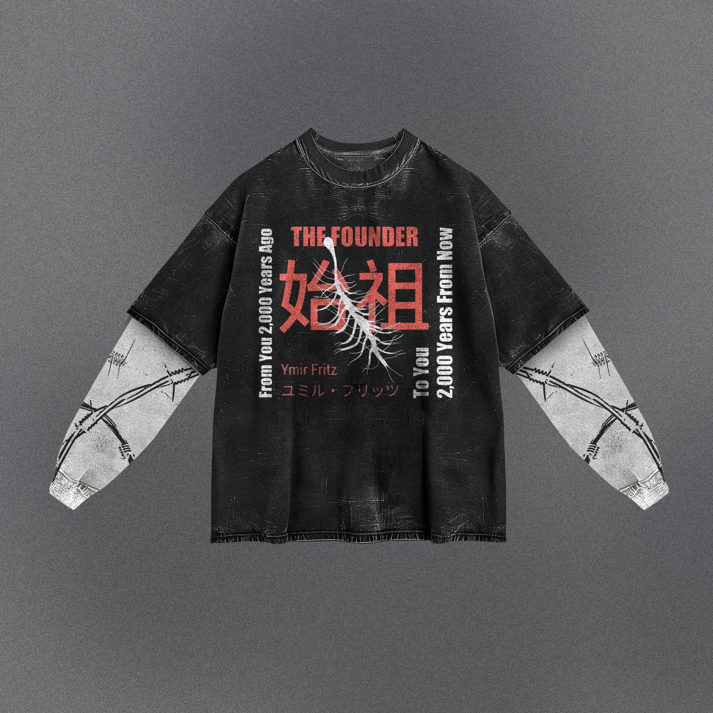 Attack on Titan Unfitted Double Sleeve T-shirt