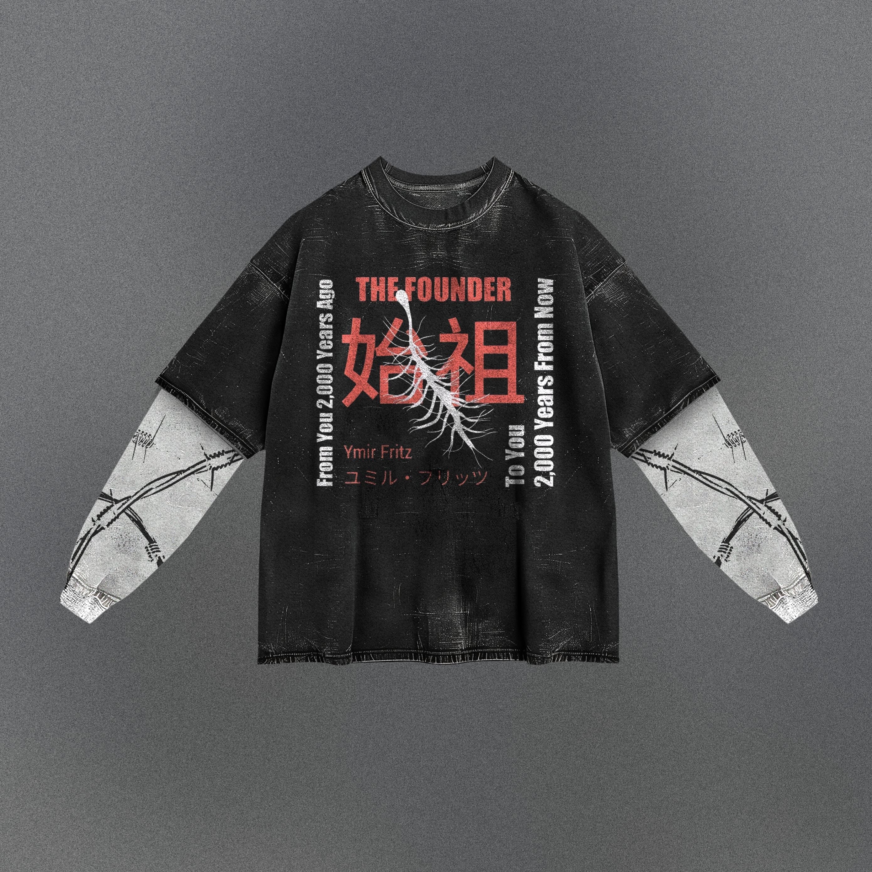 Attack on Titan Unfitted Double Sleeve T-shirt