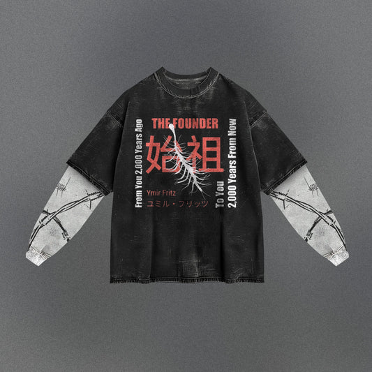Attack on Titan Unfitted Double Sleeve T-shirt