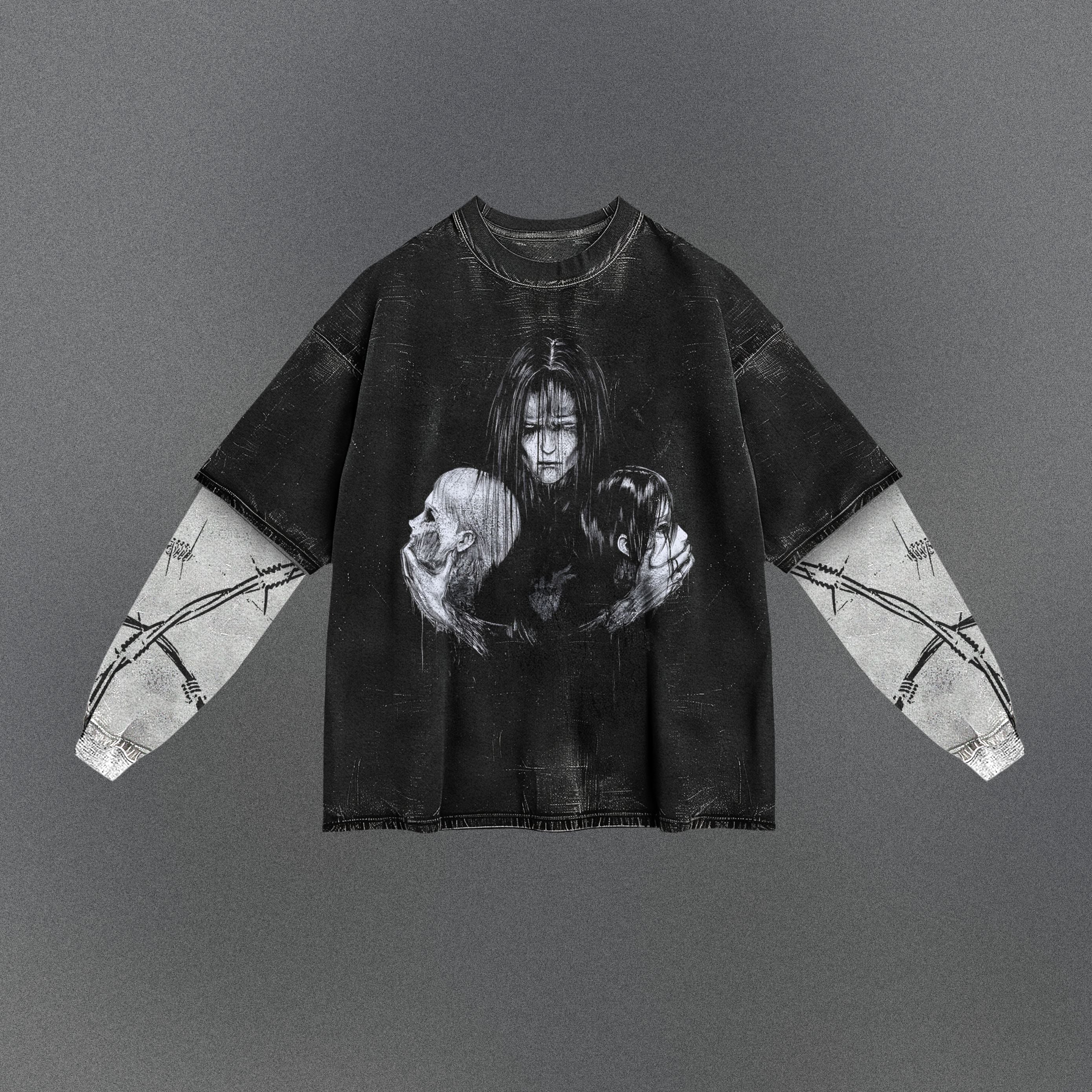 Attack on Titan Flowy Double Sleeve T-shirt