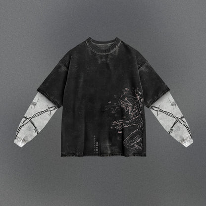 Attack on Titan Loose Double Sleeve T-shirt