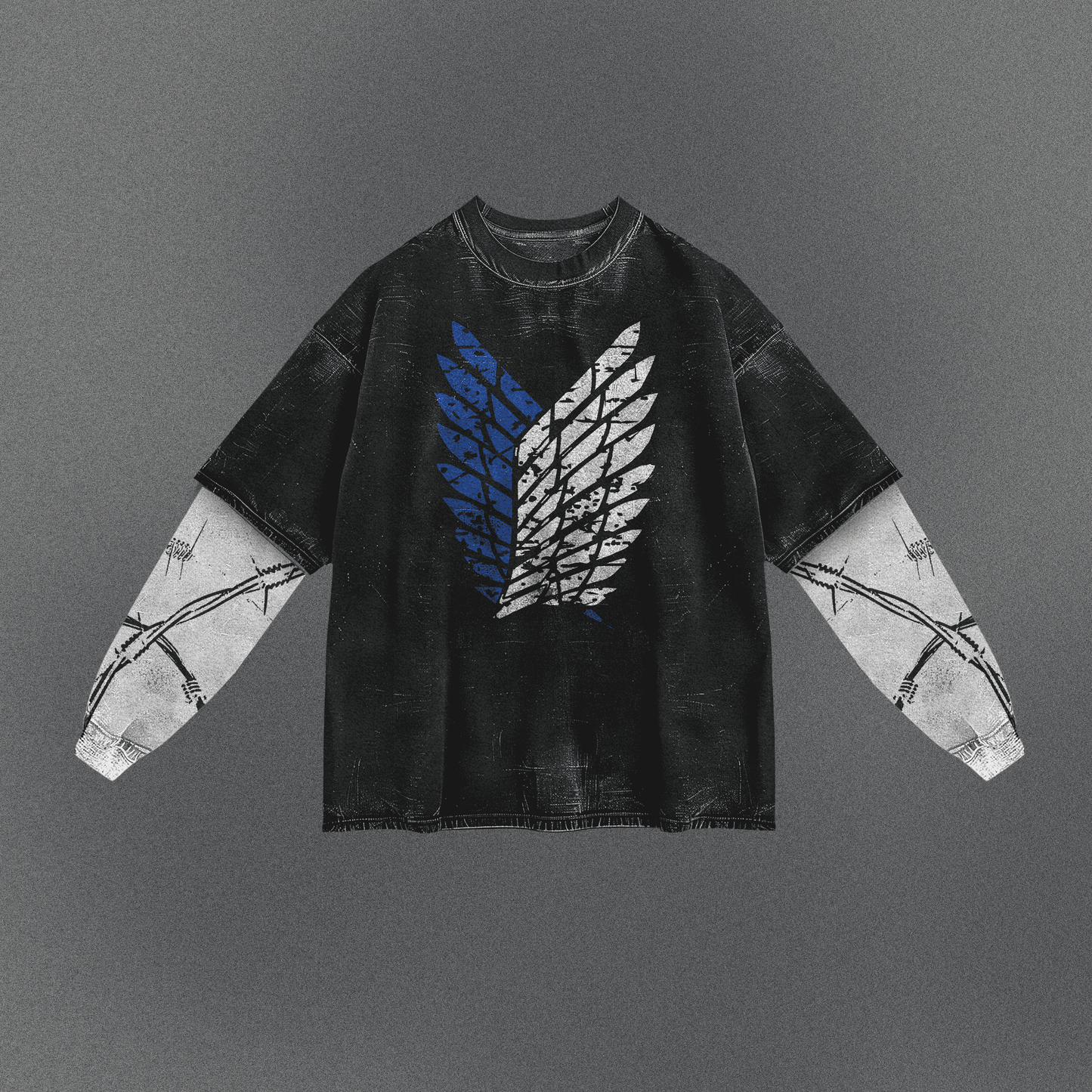 Attack on Titan Versatile Double Sleeve T-shirt