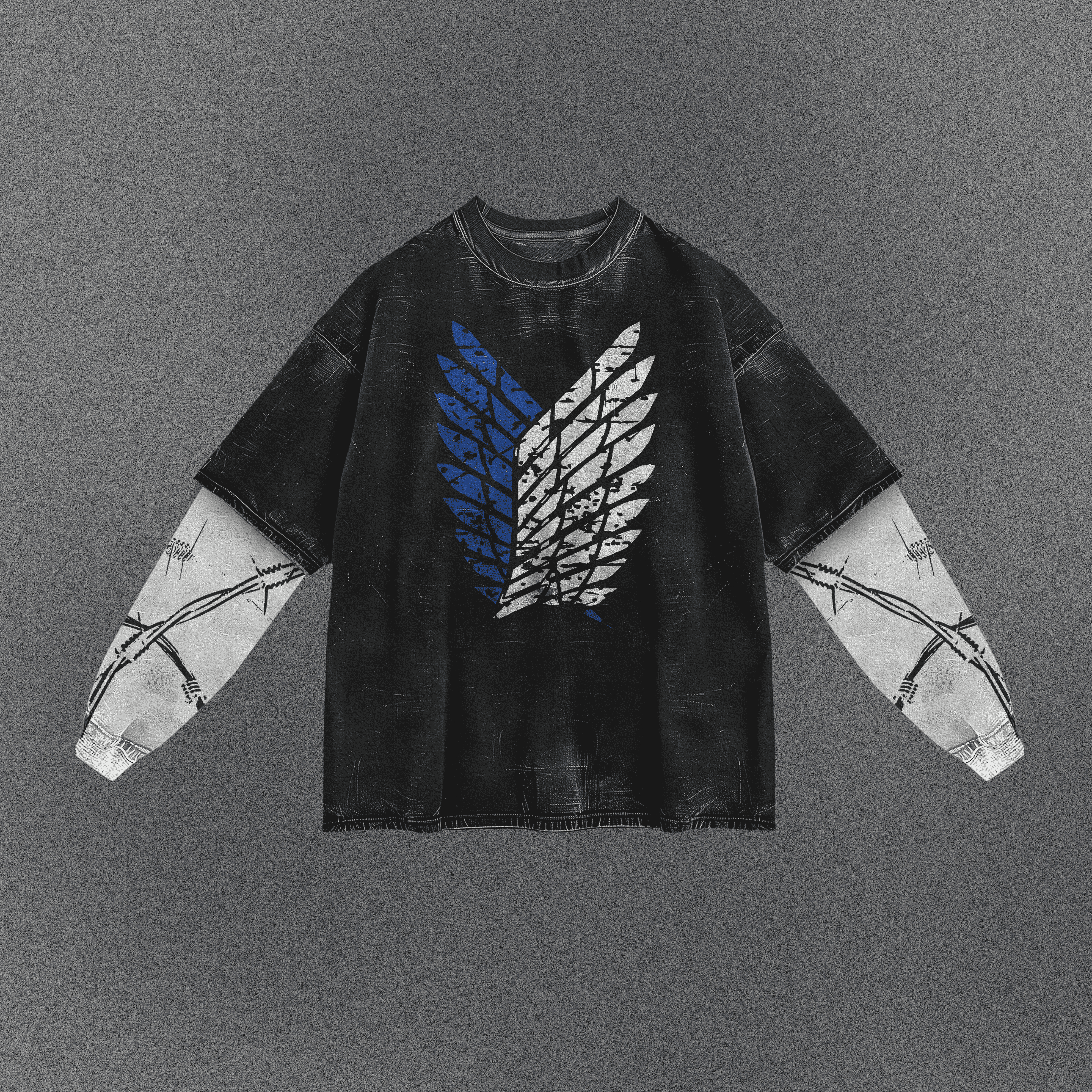 Attack on Titan Versatile Double Sleeve T-shirt