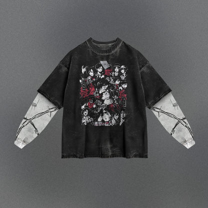 Attack on Titan Laid-back Double Sleeve T-shirt