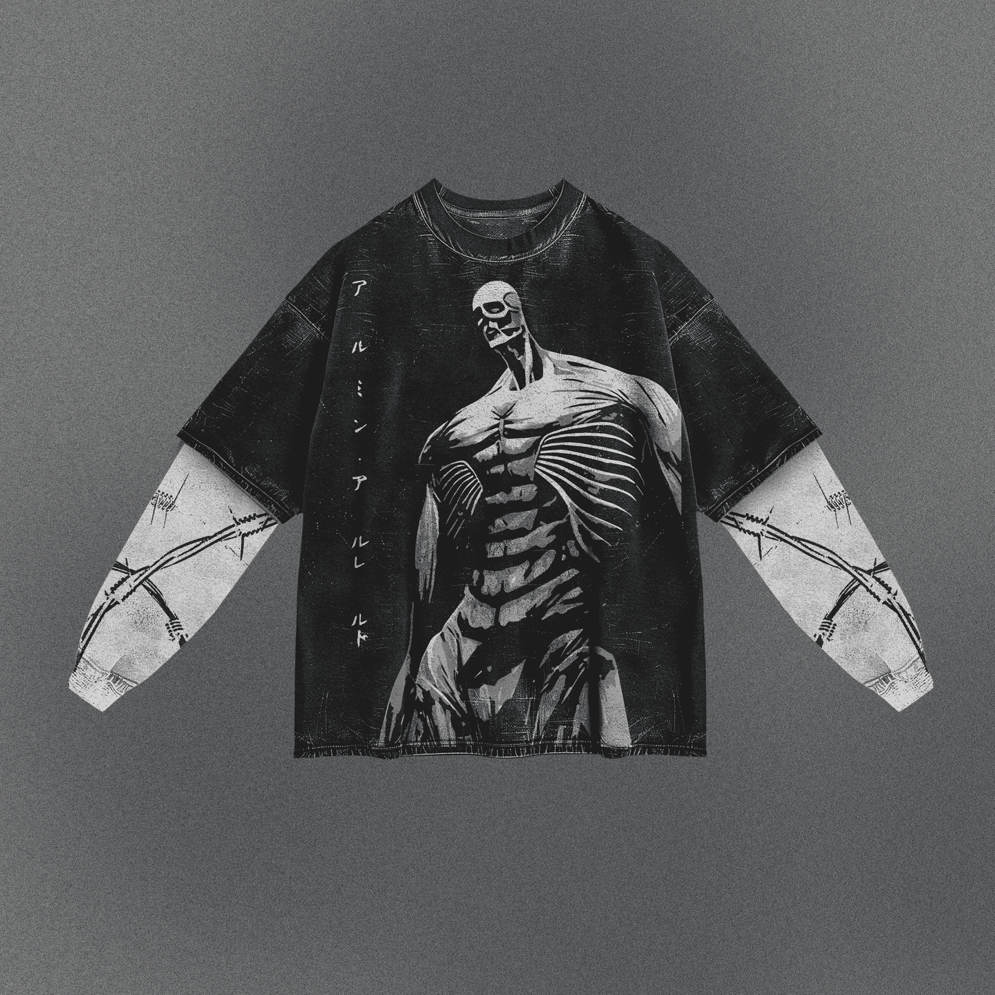 Attack on Titan Non-restrictive Double Sleeve T-shirt