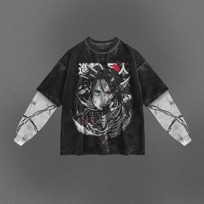 Attack on Titan Trendy Double Sleeve T-shirt