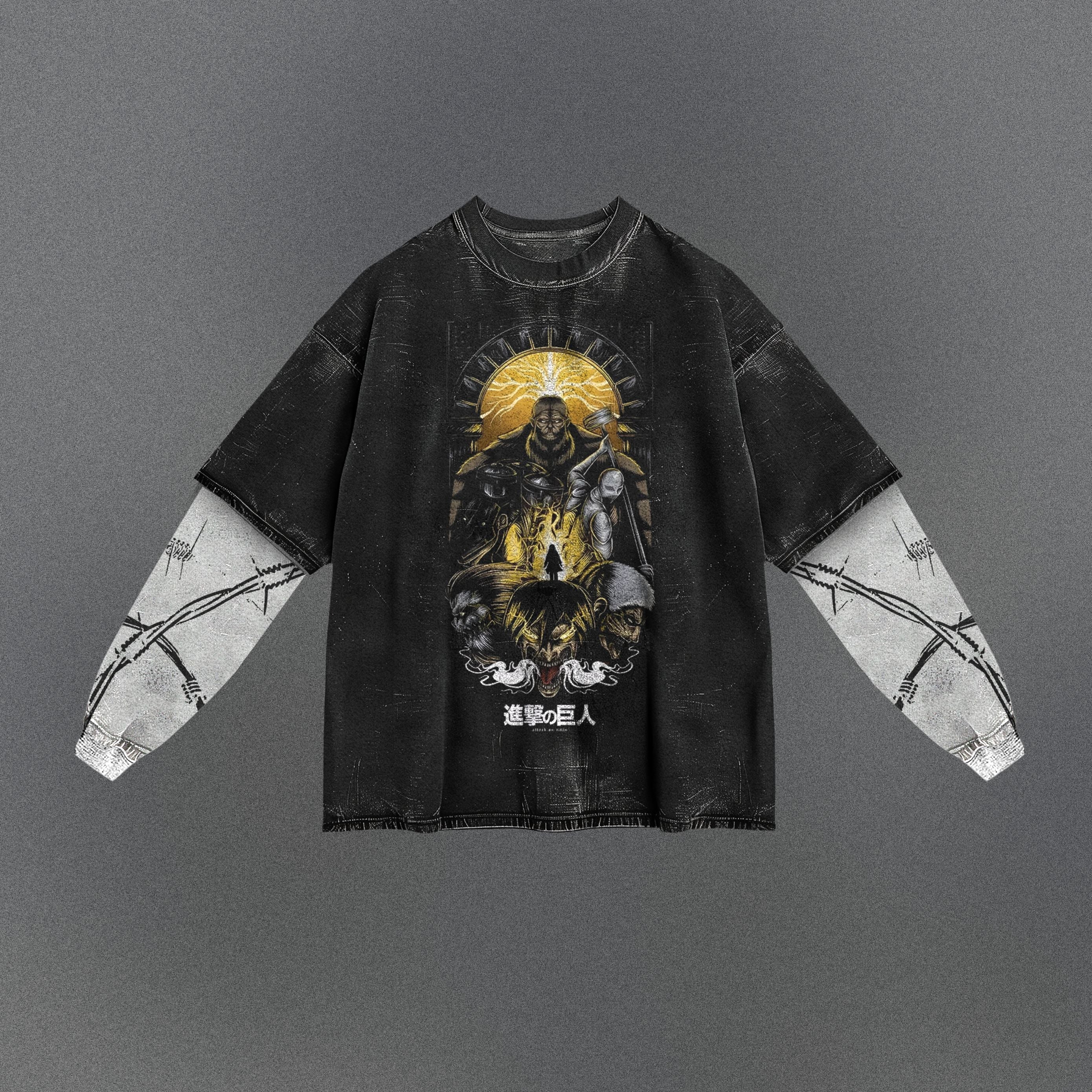 Attack on Titan Cozy Double Sleeve T-shirt