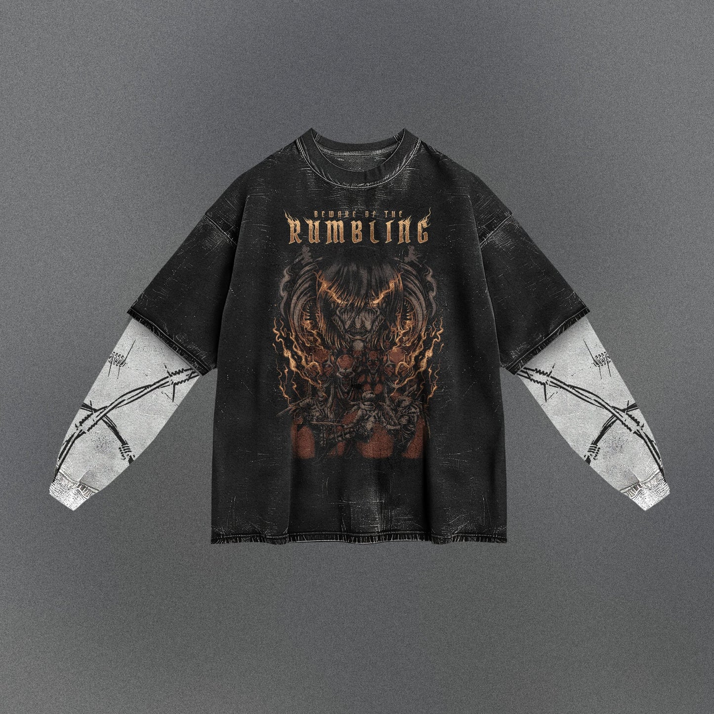 Attack on Titan Soft Double Sleeve T-shirt