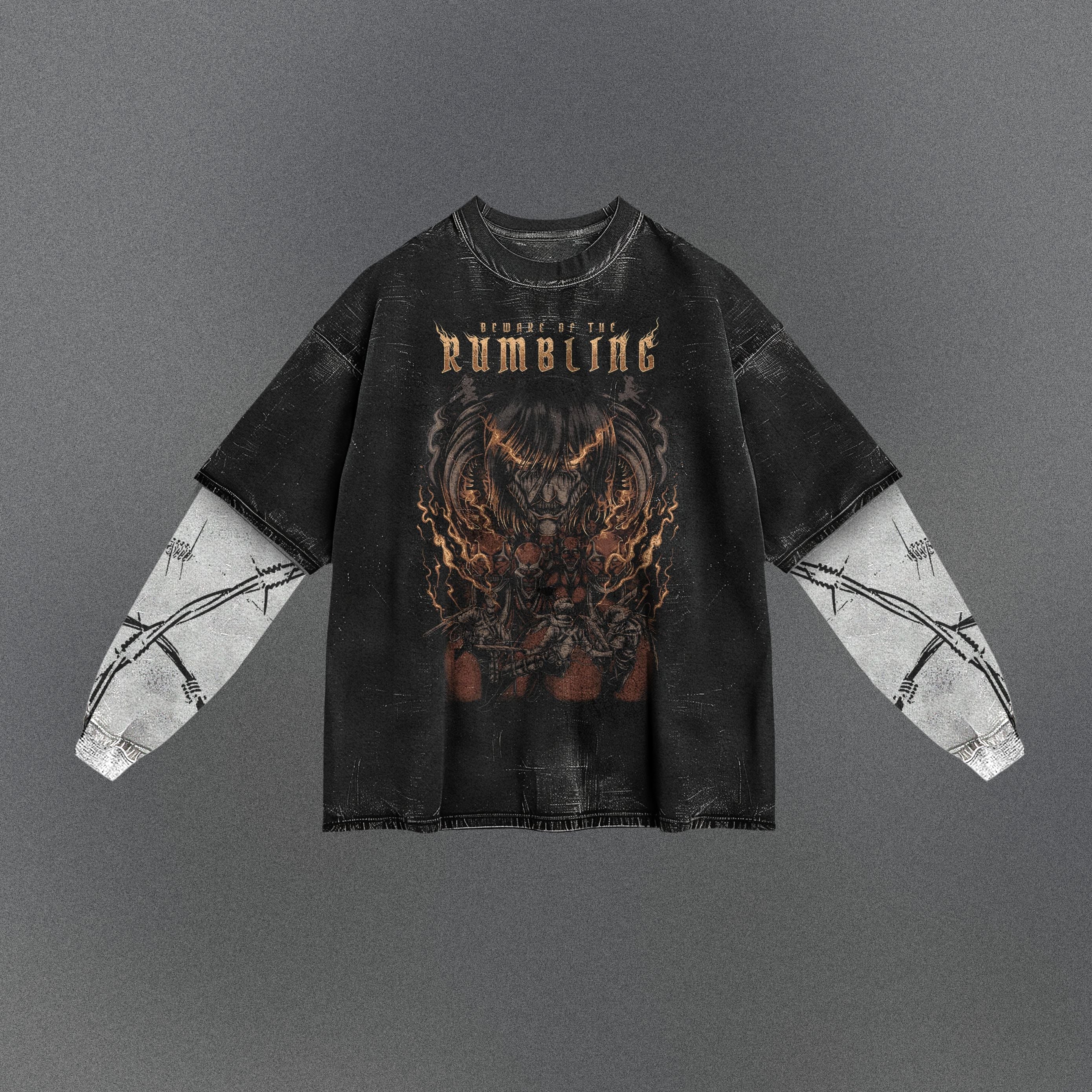 Attack on Titan Soft Double Sleeve T-shirt