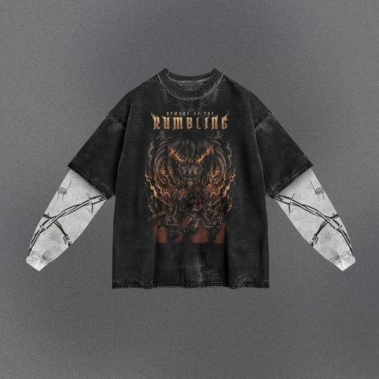 Attack on Titan Soft Double Sleeve T-shirt