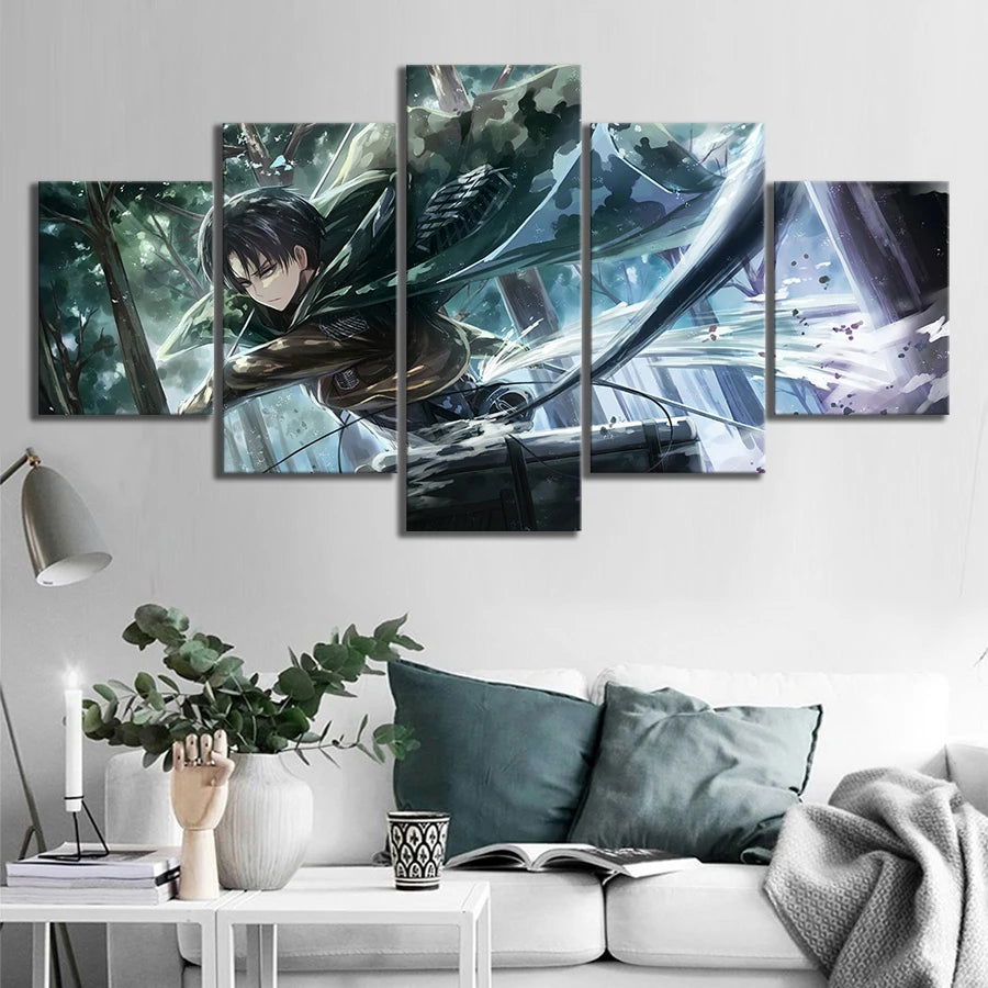 Attack on Titan 5 Pieces Canvas - Senpai Attire