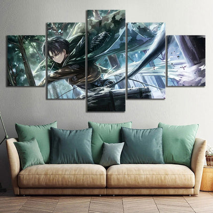 Attack on Titan 5 Pieces Canvas - Senpai Attire