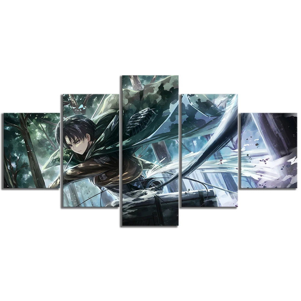 Attack on Titan 5 Pieces Canvas - Senpai Attire