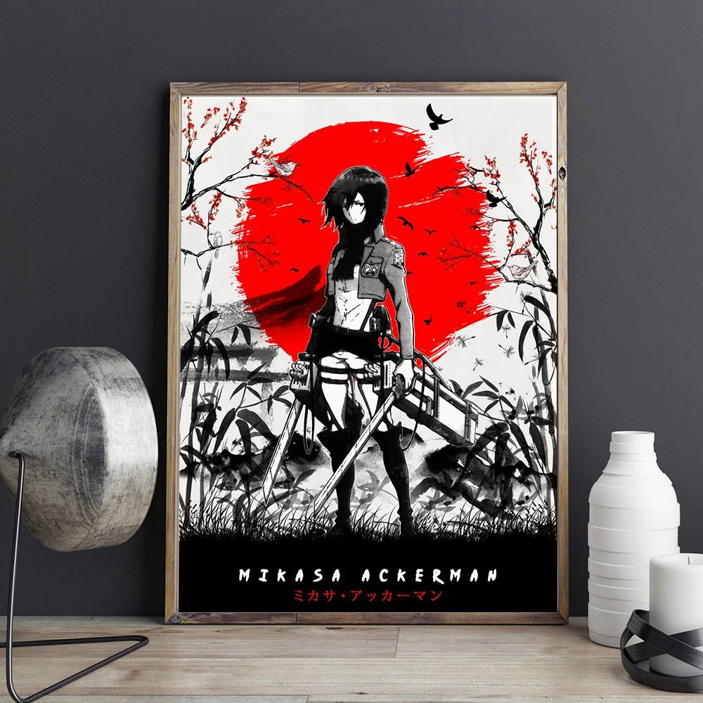 Attack on Titan Artistic Posters - Senpai Attire