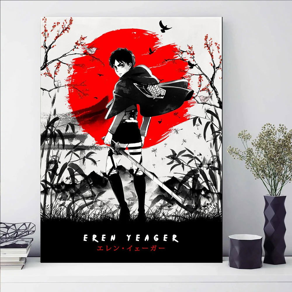 Attack on Titan Artistic Posters - Senpai Attire
