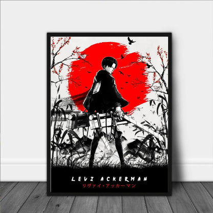 Attack on Titan Artistic Posters - Senpai Attire