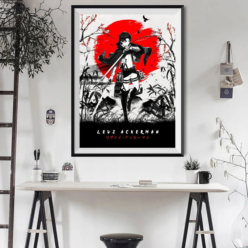 Attack on Titan Artistic Posters - Senpai Attire