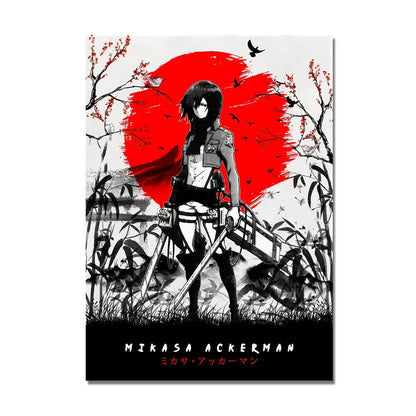 Attack on Titan Artistic Posters - Senpai Attire