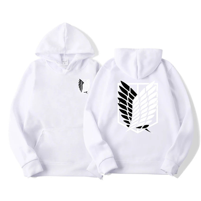 Attack on Titan Black Hoodie - Senpai Attire