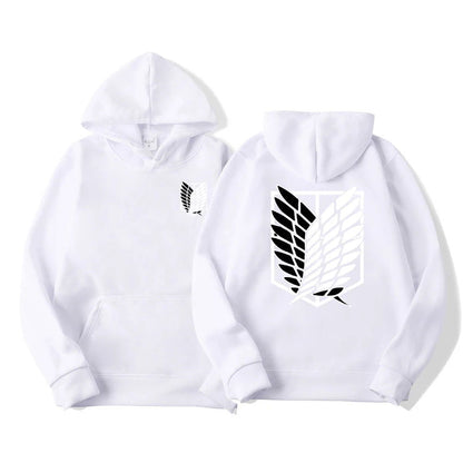 Attack on Titan Black Hoodie - Senpai Attire